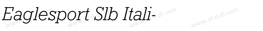 Eaglesport Slb Itali字体转换